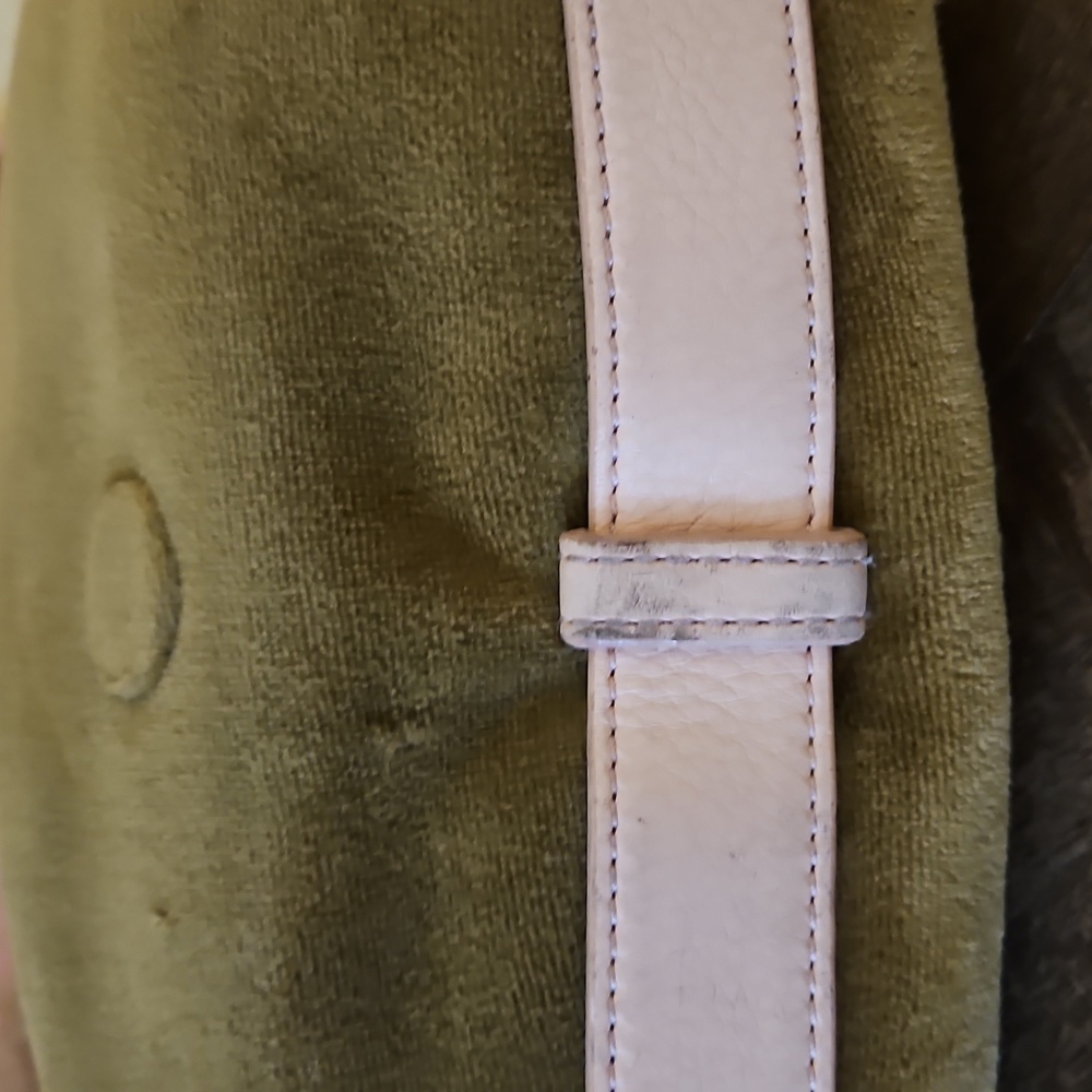 Juicy Couture Olive and Pink Crossbody Bag Messenger Bag - Picture 7 of 16